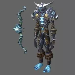 Character Hunter Tier 8 Man Set 3d model