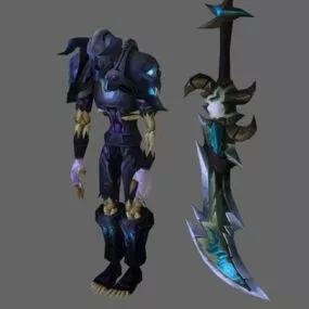 Character Undead Warrior Armor Sets 3d model