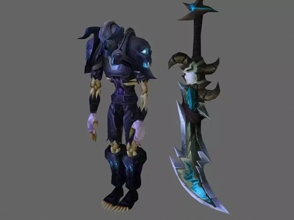 Character Undead Warrior Armor Sets 3d model Character Undead Warrior Armor Sets 3d model
