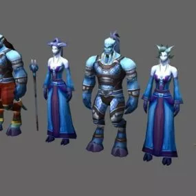 Character Draenei Concept 3d model
