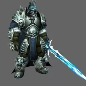 Character The Lich King Arthas Menethil 3d model