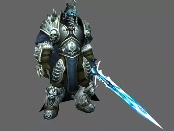 Character The Lich King Arthas Menethil 3d model Character The Lich King Arthas Menethil 3d model