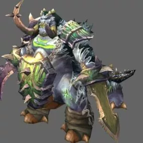 Character Raid Boss Brutallus 3d model