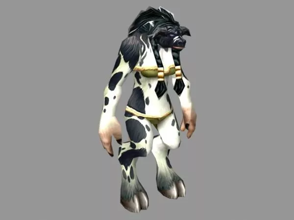 Wow Tauren Female 3d model Wow Tauren Female 3d model