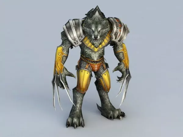 Frostwolf Mount Wolf 3d model