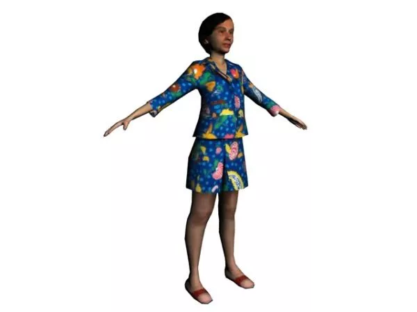 Realistic Woman 3d model