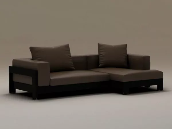 Green Round Column Base For Building 3d model