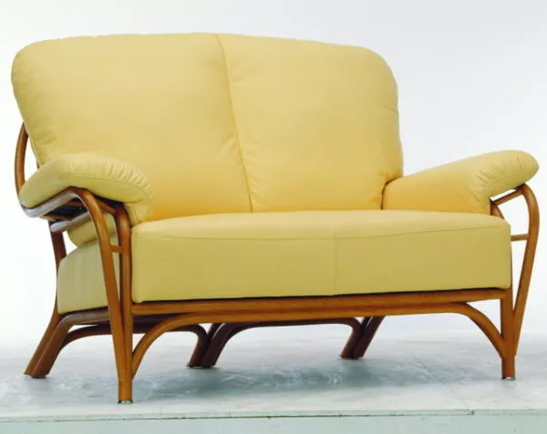 Wood Base Upholstered Loveseat 3d model Wood Base Upholstered Loveseat 3d model