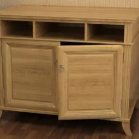 Wood Console Cabinet Furniture 3d model