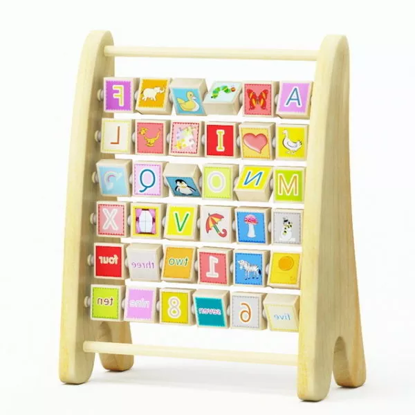 Wood Learning Toys 3d model Wood Learning Toys 3d model