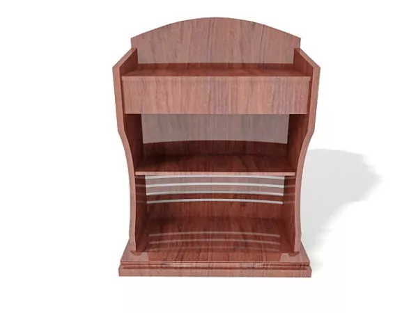 Wood Lectern 3d model Wood Lectern 3d model