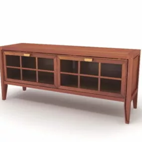 Furniturewood Side Cabinet 3d model