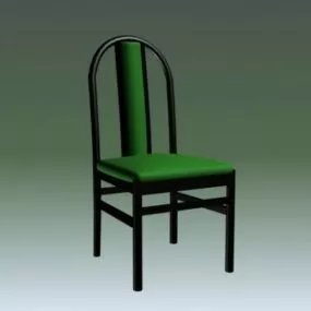 Wood Side Chair 3d model