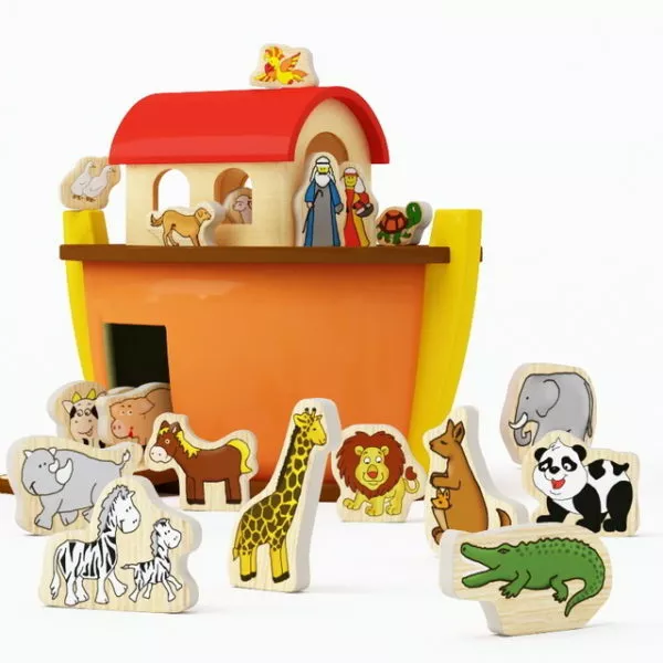 Wood Toy Zoo 3d model Wood Toy Zoo 3d model