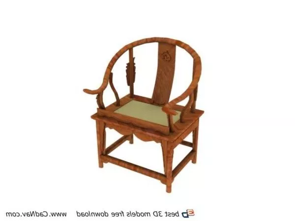 Wooden Chinese Antique Furniture Chair 3d model Wooden Chinese Antique Furniture Chair 3d model