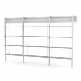 Wooden Storage Shelf Furniture 3d model