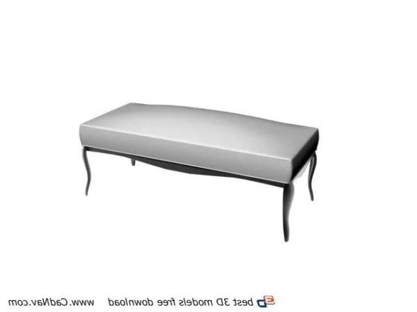Wooden Furniture Bed Stool 3d model Wooden Furniture Bed Stool 3d model