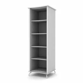Wooden Book Case Furniture 3d model