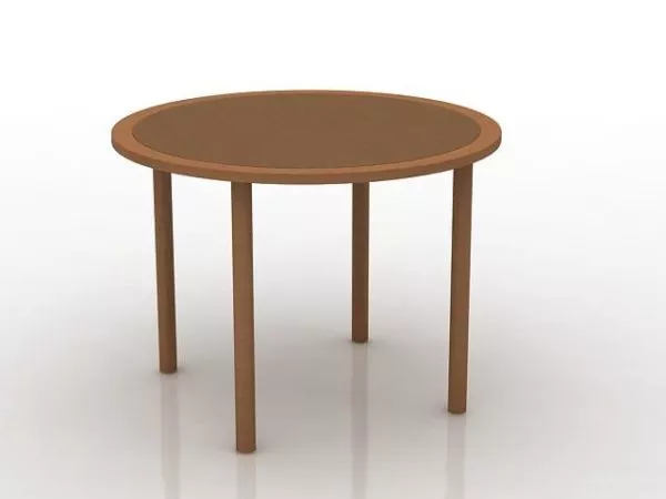 Wooden Coffee Table Furniture 3d model Wooden Coffee Table Furniture 3d model
