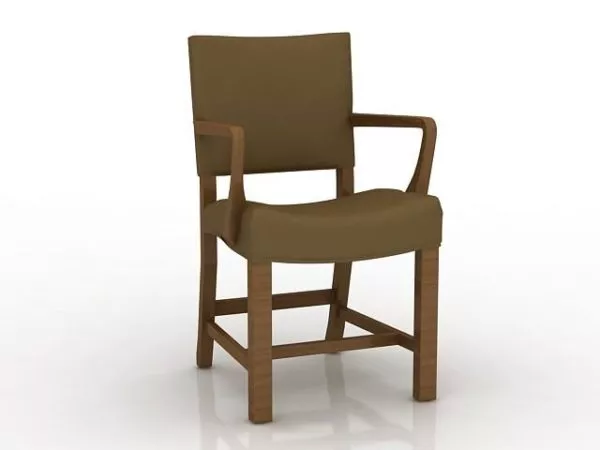 Wooden Dining Armchair Furniture 3d model Wooden Dining Armchair Furniture 3d model