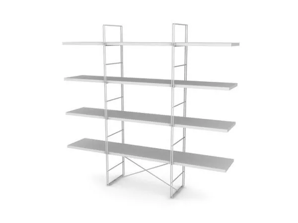Wooden Display Racks Furniture 3d model Wooden Display Racks Furniture 3d model