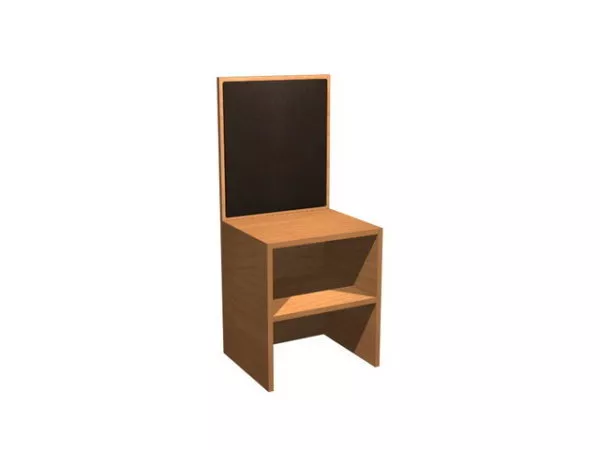 Wooden Frame Minimalist Chair 3d model Wooden Frame Minimalist Chair 3d model