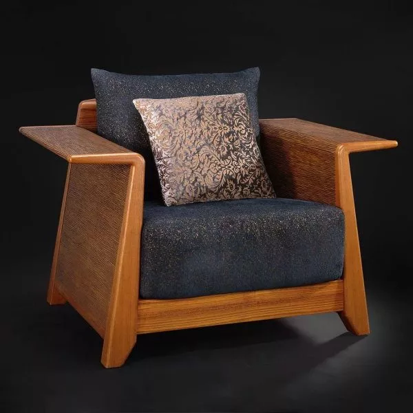 Furniture Wooden Frame Single Seat Sofa 3d model Furniture Wooden Frame Single Seat Sofa 3d model