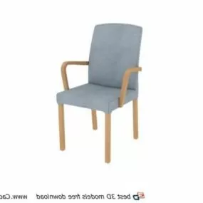 Furniture Wooden Restaurant Chair 3d model