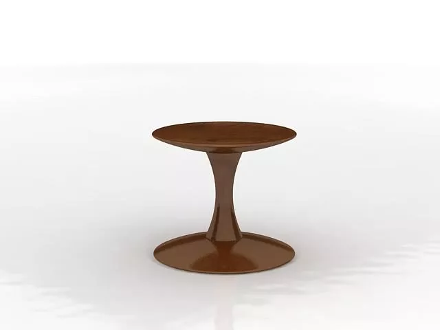 Wooden Round Decorating Stool Furniture 3d model Wooden Round Decorating Stool Furniture 3d model