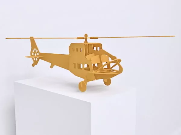 Ka52 Attack Helicopter 3d model