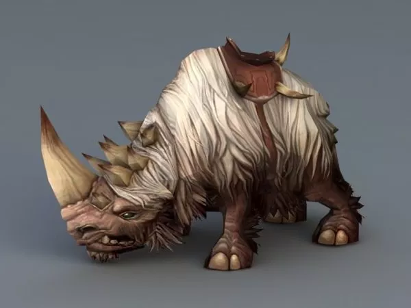 Wooly Rhino 3d model Wooly Rhino 3d model