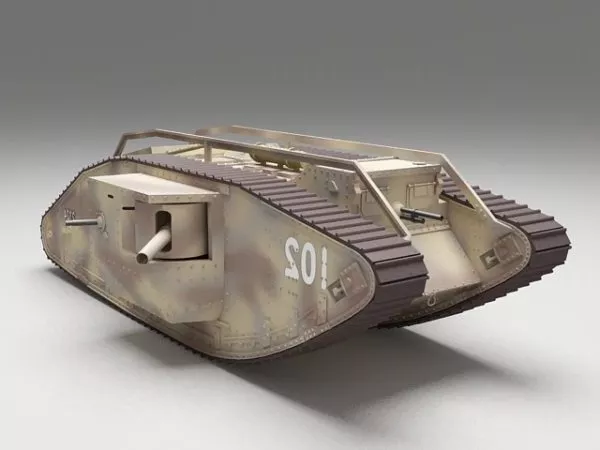Ground Combat Tank 3d model