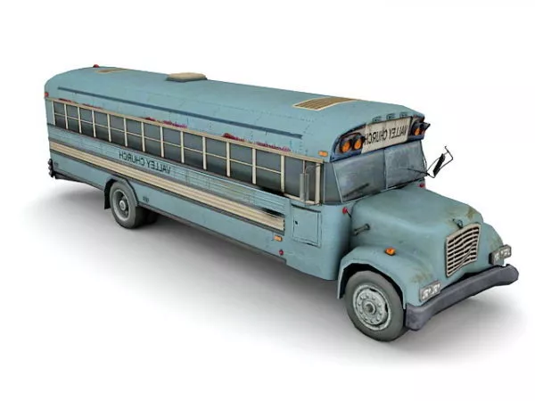 Hover Bus Futuristic Vehicle 3d model