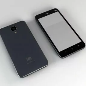 Xiaomi Mi-4 Smartphone 3d model