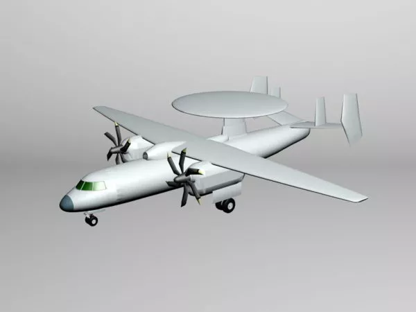 Y-7 Awacs 3d model Y-7 Awacs 3d model