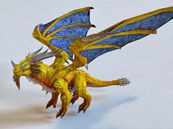 Yellow Dragon 3d model Yellow Dragon 3d model