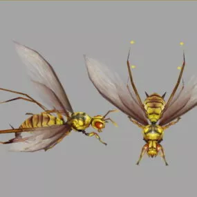 Yellow Hornet 3d model