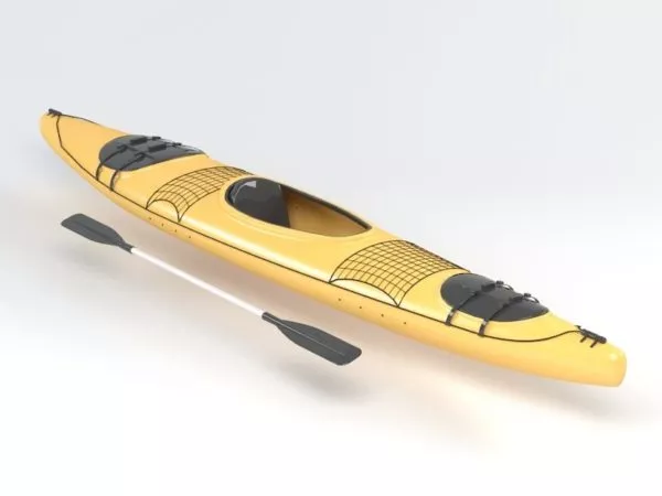 River Speed Boat 3d model
