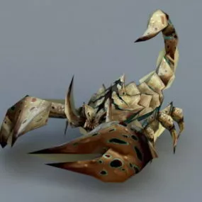 Yellow Scorpion 3d model