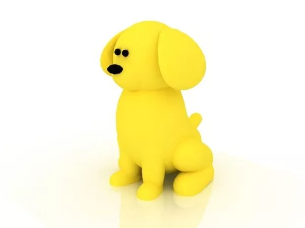 Realistic Dog Animal 3d model