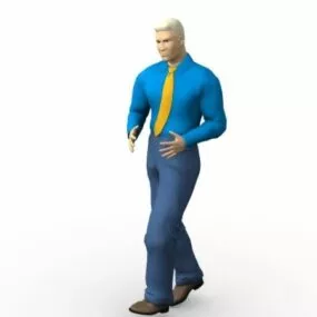 Young Businessman 3d model