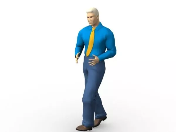 Young Businessman 3d model Young Businessman 3d model