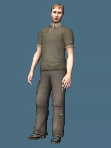 Young Guy Rigged 3d model Young Guy Rigged 3d model
