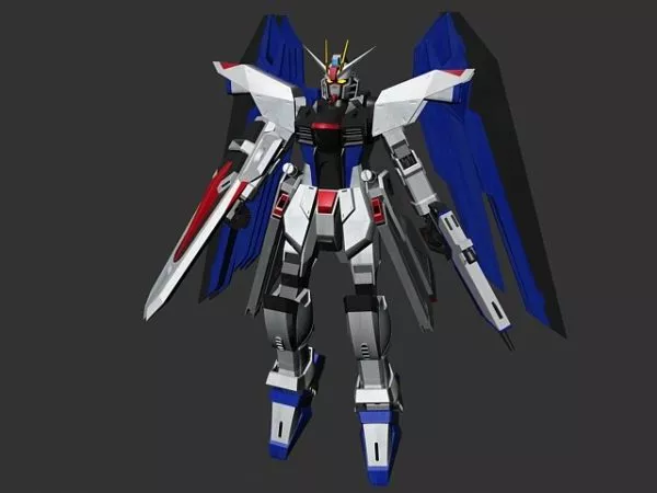 Zgmf-x10a Freedom Gundam 3d model Zgmf-x10a Freedom Gundam 3d model
