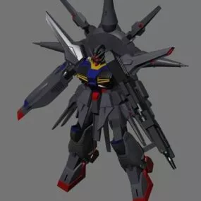 Zgmf-x13a Providence Gundam 3d model