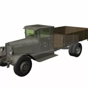 Zis5 Military Truck 3d model