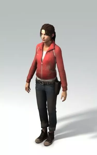 Zoey – University Student Left 4 Dead Character 3d model Zoey – University Student Left 4 Dead Character 3d model