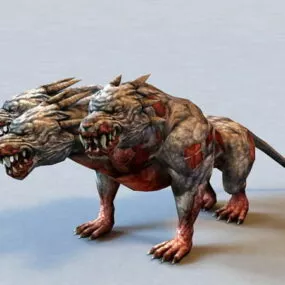 Zombie Cerberus 3d model