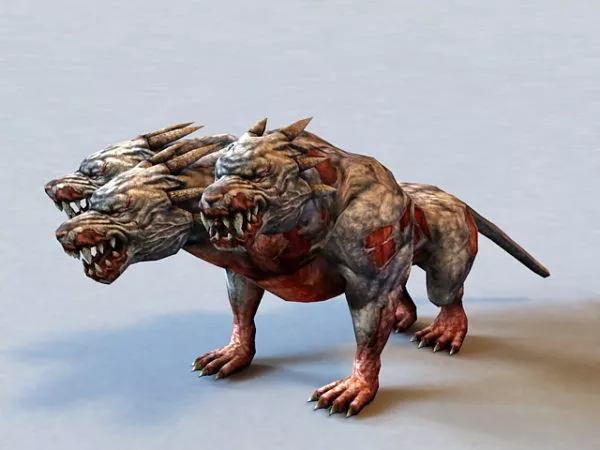 Zombie Cerberus 3d model Zombie Cerberus 3d model