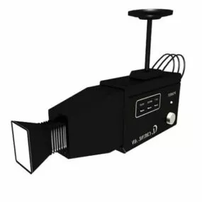 Zoom Security Camera 3d model